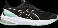 ASICS GT-1000 12 GS BLACK/APRICOT CRUSH 006