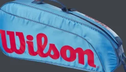BAG DA TENNIS WILSON JR 3 PACK BLUE ORANGE WR8023902