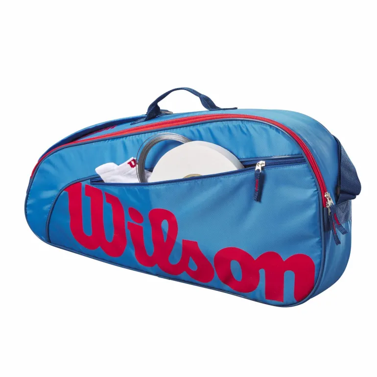 BAG DA TENNIS WILSON JR 3 PACK BLUE ORANGE WR8023902