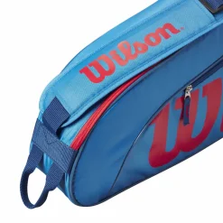 BAG DA TENNIS WILSON JR 3 PACK BLUE ORANGE WR8023902