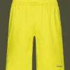 BERMUDA DA BAMBINO HEAD TENNIS GIALLO