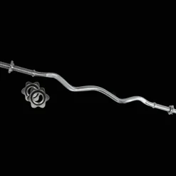 BILANCIERE CURL CROMATO TOORX 120 CM. CHIUSURA A VITE Ø MM.25
