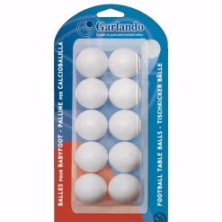 BLISTER DI 10 PALLINE BIANCHE STANDARD PER CALCIOBALILLA GARLANDO
