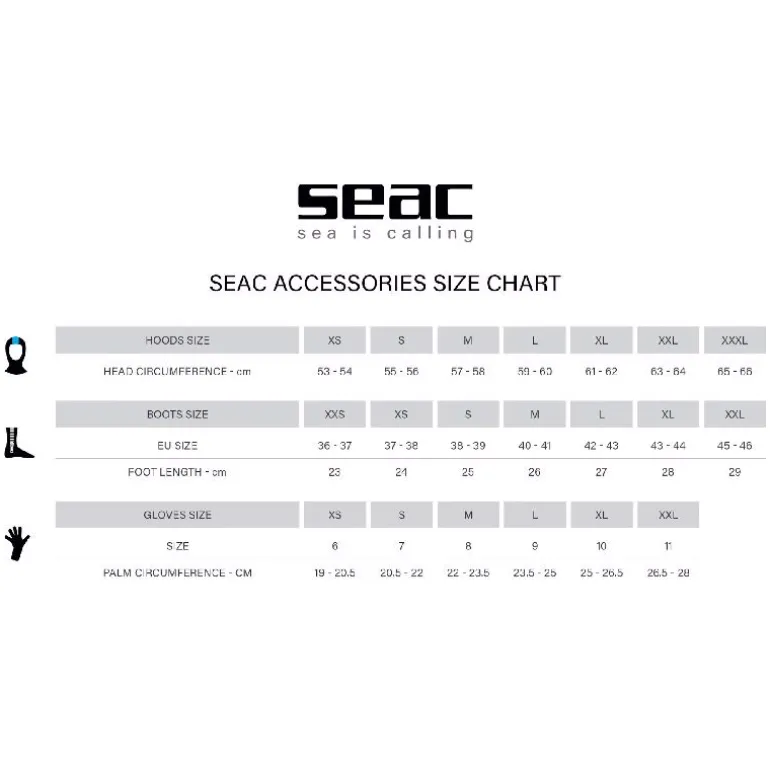 CALZARI SEAC STANDARD HD 2,5 MM 0403
