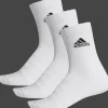 CALZE ADIDAS U LIGHT CREW 3 PAIA BIANCHE