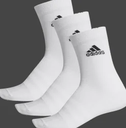 CALZE ADIDAS U LIGHT CREW 3 PAIA BIANCHE