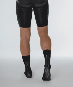 CALZE UNISEX FLOKY RUN UP MEDIUM NERO FLRM 001