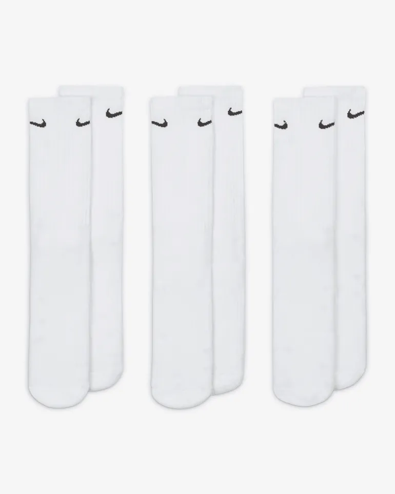 CALZE UNISEX NIKE TRAINING CREW SOCKS (3PAIRS) 100