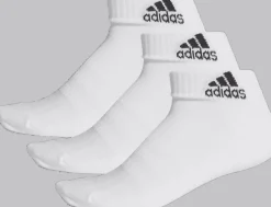 CALZINI ADIDAS IMBOTTITI ALLA CAVIGLIA 3 PAIA BIANCHI