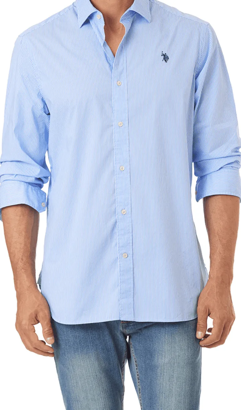 CAMICIA DA UOMO US POLO IVOR 53409 EH03 67774 730
