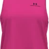 CANOTTA DA DONNA UNDER ARMOUR RUSH ENERGY CROP ASTRO PINK 1383654 686
