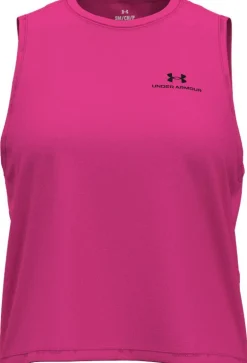 CANOTTA DA DONNA UNDER ARMOUR RUSH ENERGY CROP ASTRO PINK 1383654 686