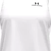 CANOTTA DA DONNA UNDER ARMOUR RUSH ENERGY CROP WHITE 1383654 100