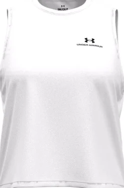 CANOTTA DA DONNA UNDER ARMOUR RUSH ENERGY CROP WHITE 1383654 100