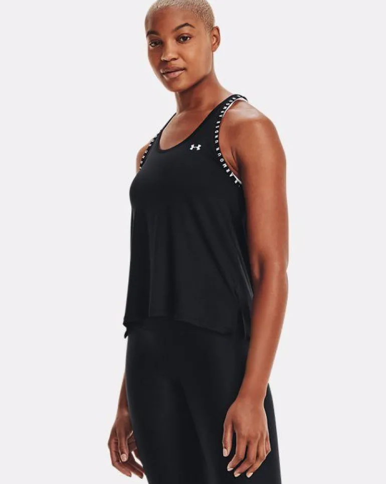 CANOTTA DA DONNA UNDER ARMOUR KNOCKOUT BLACK 1351596 0001