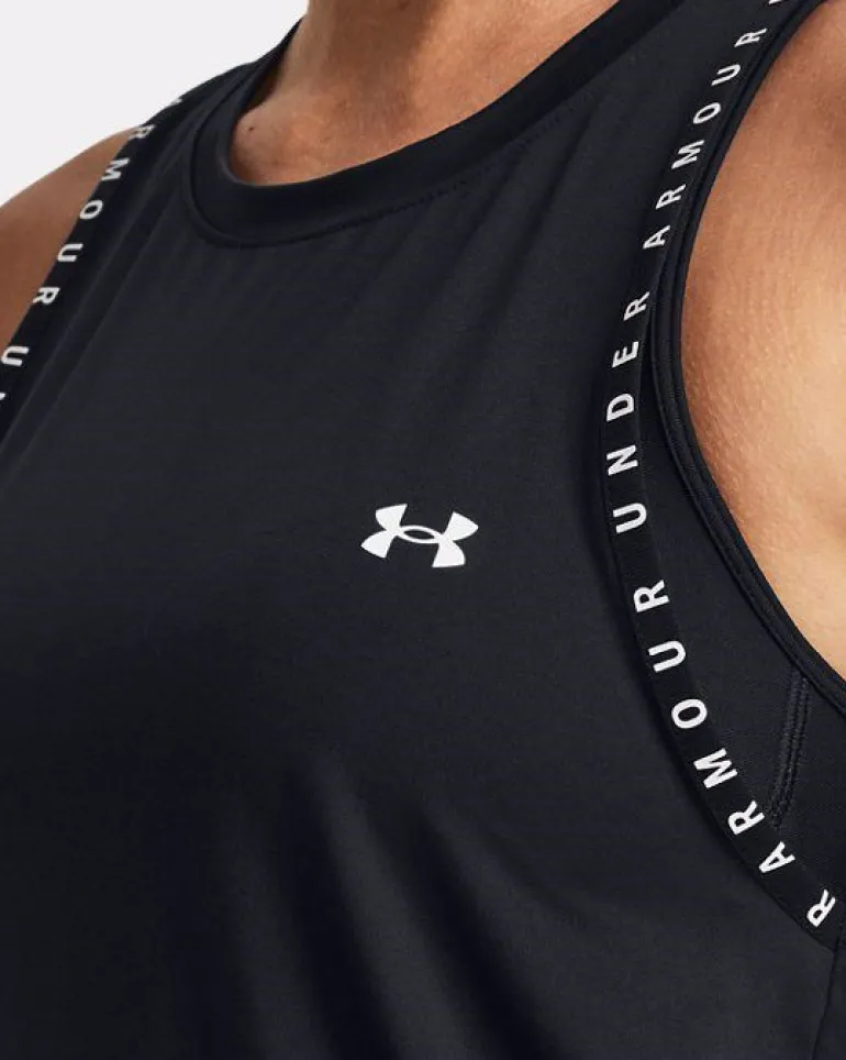 CANOTTA DA DONNA UNDER ARMOUR KNOCKOUT NOVELTY BLACK 1379434 0001