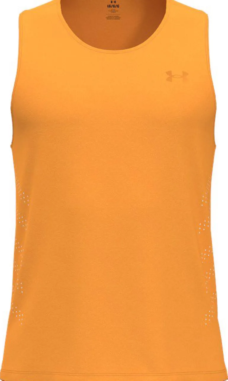 CANOTTA DA UOMO UNDER ARMOUR LASER NOVA ORANGE 1382608 803