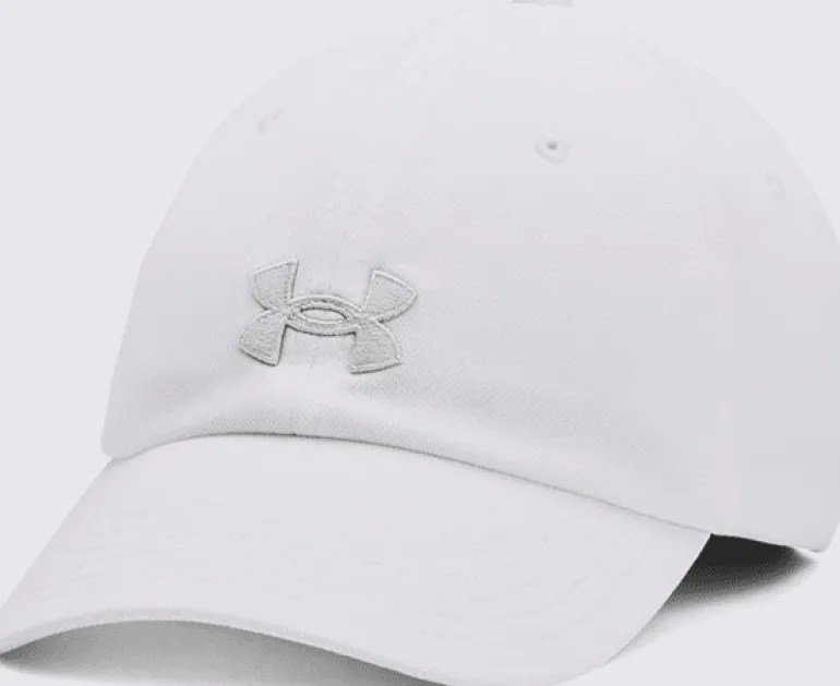CAPPELLO DA DONNA UNDER ARMOUR BLITZING ADJ WHITE/HALO GRAY 1376705 0100