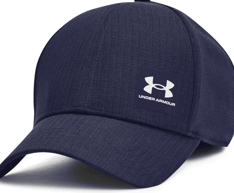 CAPPELLO DA UOMO UNDER ARMOUR M ISO-CHILL ARMOURVENT ADJ MIDNIGHT NAVY 1383440 410