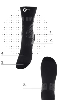 CAVIGLIERA UNISEX FLOKY DESTRA NERO FLCAD 001