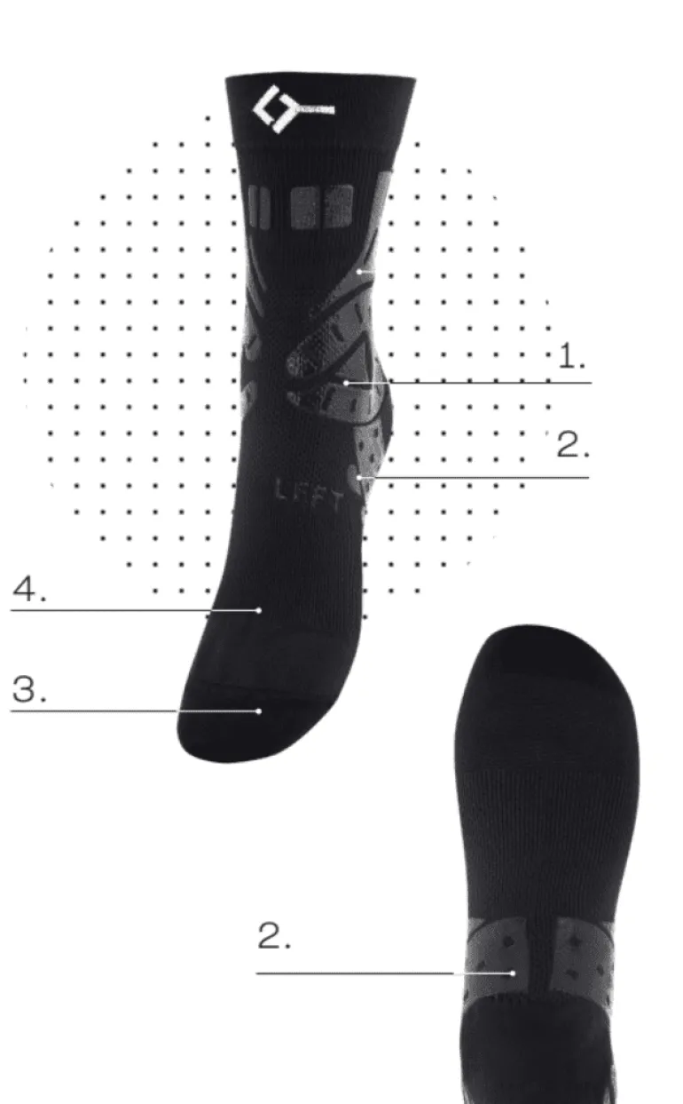 CAVIGLIERA UNISEX FLOKY DESTRA NERO FLCAD 001