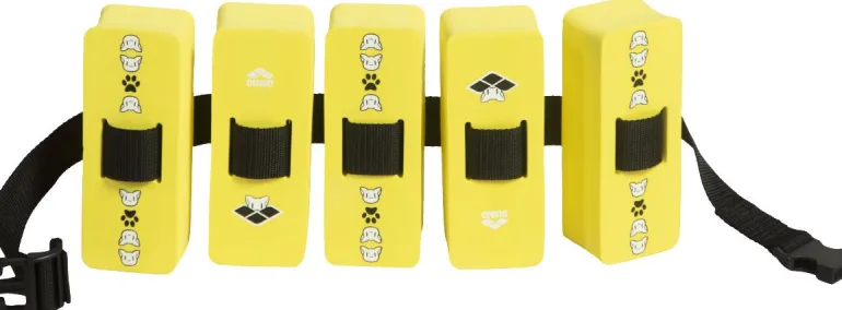 CINTURA DA NUOTO ARENA FRIENDS FLOATATION BELT YELLOW - 95190 310