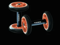 COPPIA DI MANUBRI TOORX CON RUOTE PER ADDOMINALI