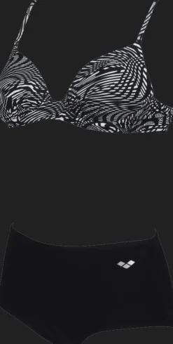 COSTUME BIKINI DONNA CLARA ARENA BLACK MULTI-BLACK