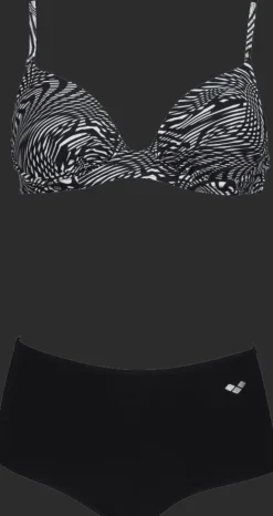 COSTUME BIKINI DONNA CLARA ARENA BLACK MULTI-BLACK