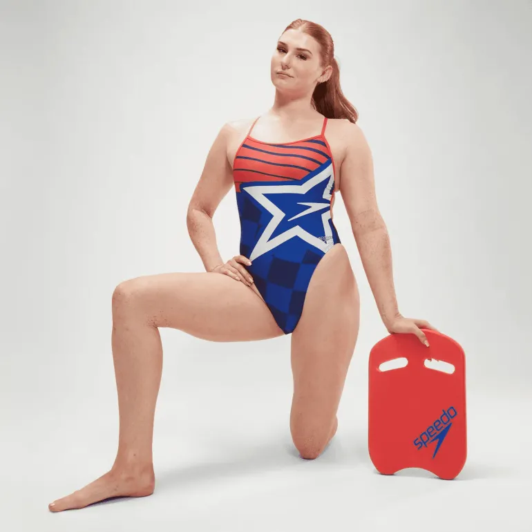 COSTUME DA DONNA SPEEDO PLACEMENT DIGITAL VBACK 8-0034991 6610