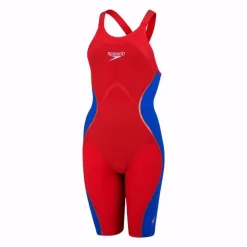 COSTUME DA GARA DONNA SPEEDO LZR INTENT OPBK KSKN AF ARANCIONE/BLU 8-11974 F777