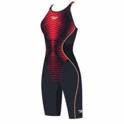 COSTUME DA GARA DONNA SPEEDO LZR INTENT OPBK KSKN AF NERO/ROSSO 8-11974 F778