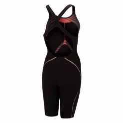 COSTUME DA GARA DONNA SPEEDO LZR INTENT OPBK KSKN AF NERO/ROSSO 8-11974 F778