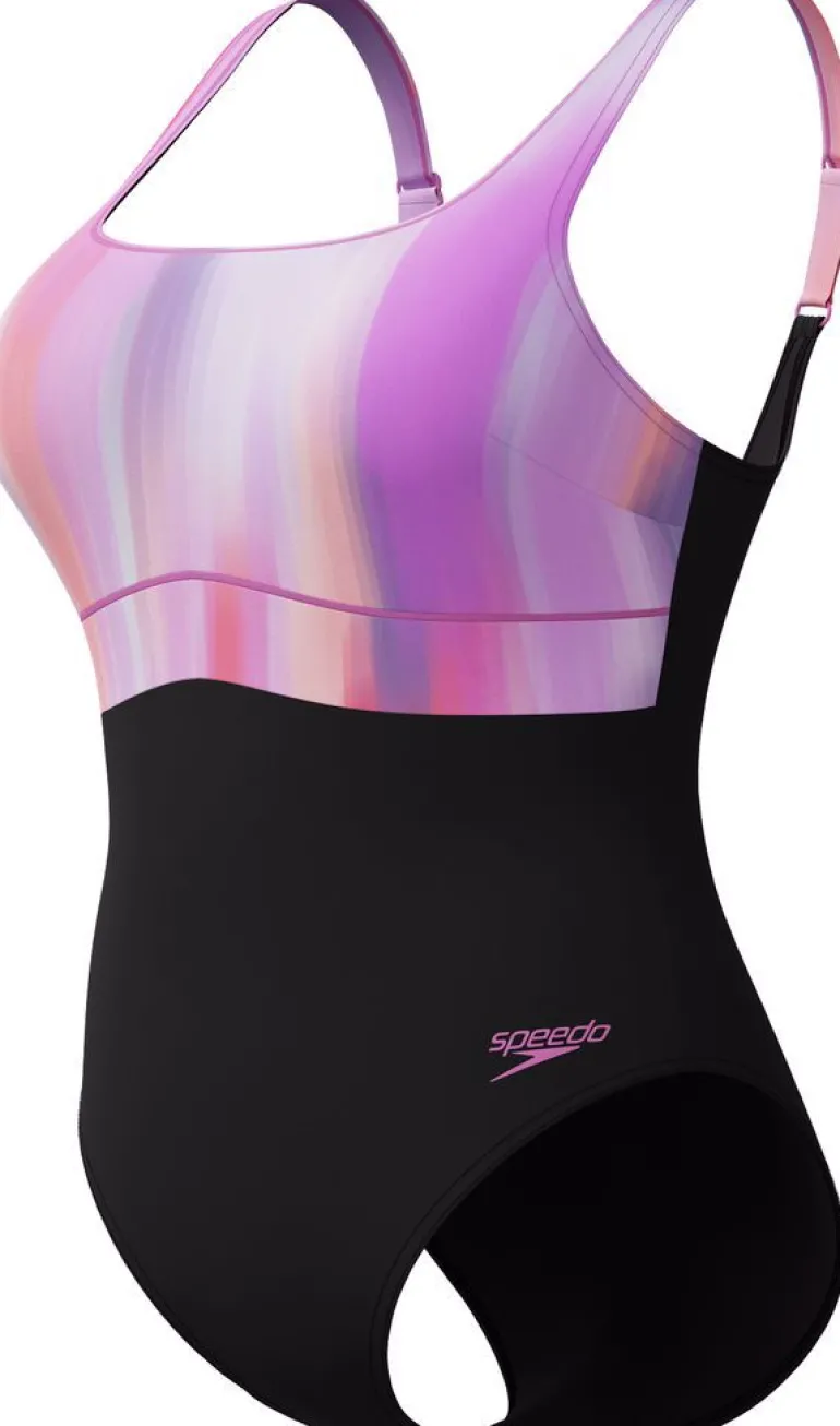 COSTUME DA NUOTO DA DONNA SPEEDO SHAPING CONTOURECLIPSE PRINTED SWIMSUIT 8-003068 15357
