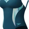COSTUME DA NUOTO DA DONNA SPEEDO SHAPING PRINTED LUNAELUSTRE 1 PIECE 8-0034031 6009