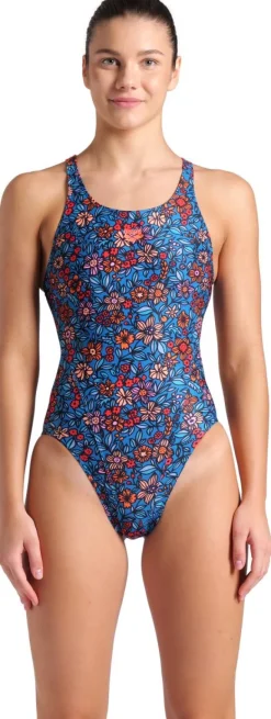 COSTUME DA NUOTO DA DONNA ARENA MICRO FLORAL SWIMSUIT SWIM 008156 803