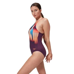 COSTUME DA NUOTO DA DONNA SPEEDO WOMENS DIGITAL PRINTED MEDALIST 8-0030551 7544