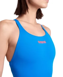 COSTUME DA NUOTO DA DONNA ARENA TEASWIMSUIT SWIPRO SOLID BLU 004760 800