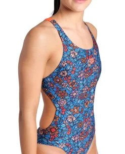 COSTUME DA NUOTO DA DONNA ARENA MICRO FLORAL SWIMSUIT SWIM 008156 803