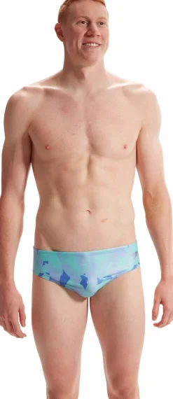 COSTUME DA NUOTO DA UOMO SPEEDO M 8CM ALLOVER DIGITAL BRIEF 8-124411 6624