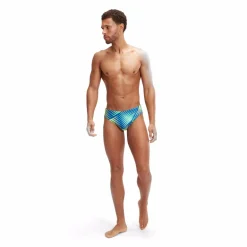 COSTUME DA NUOTO DA UOMO SPEEDO M ALLOVER DIGITAL 7CM BRIEF 8-0038251 6761