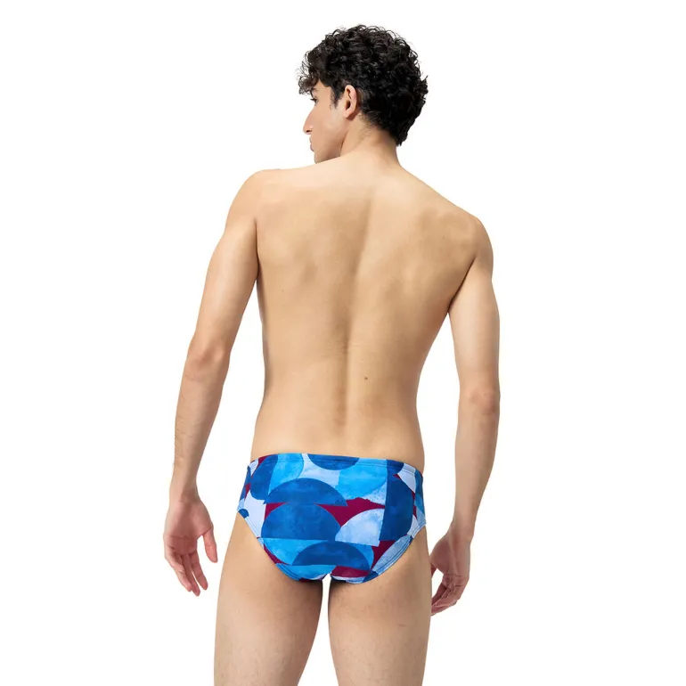 COSTUME DA NUOTO DA UOMO SPEEDO MENS 8CM ALLOVER DIGITAL BRIEF 8-124411 7331