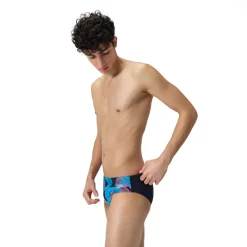 COSTUME DA NUOTO DA UOMO SPEEDO MENS ALLOVER DIGITAL 7CM BRIEF 8-0038251 7314