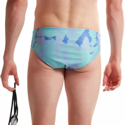 COSTUME DA NUOTO DA UOMO SPEEDO M 8CM ALLOVER DIGITAL BRIEF 8-124411 6624