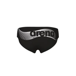 COSTUME DA NUOTO DA UOMO ARENA  WAKE SWIBRIEFS BLACK-WHITE 008068 501
