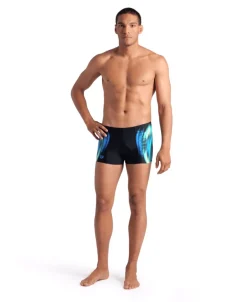 COSTUME DA NUOTO DA UOMO ARENA  BREATH SWISHORT BLACK-MULT 008333 500