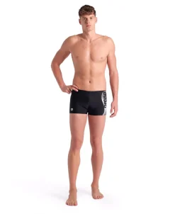 COSTUME DA NUOTO DA UOMO ARENA  WAKE SWISHORT BLACK-WHITE 008069 501