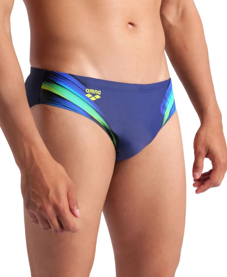 COSTUME DA NUOTO DA UOMO ARENA BREATH SWIBRIEFS NAVY-MULT 008345 700