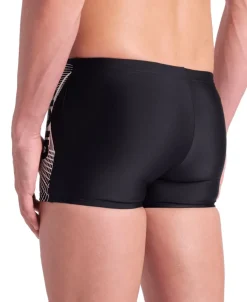COSTUME DA NUOTO DA UOMO ARENA  WAKE SWISHORT BLACK-WHITE 008069 501