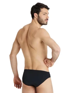 COSTUME DA NUOTO DA UOMO ARENA  TEASWIBRIEFS SOLID BLACK-WHITE 004773 550